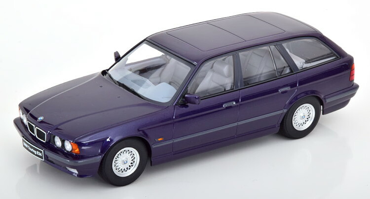 トリプル9 1/18 BMW 5er Serie E34 ツーリング 1996 パープルメタリック Triple 9 1:18 BMW 5er Serie E34 Touring 1996 purple-metallic