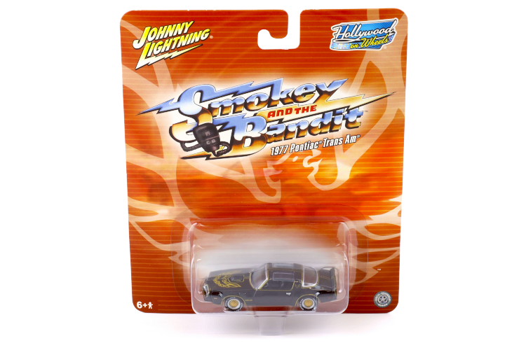 Johnny Lightning  1/64 1977 ポンティアック トランザム 黒いこと トランザム7000 （Smokey and the Bandit）Johnny Lightning  1:64 1977 Pontiac Trans アメリシウム black SMOKEY AND THE BANDIT
