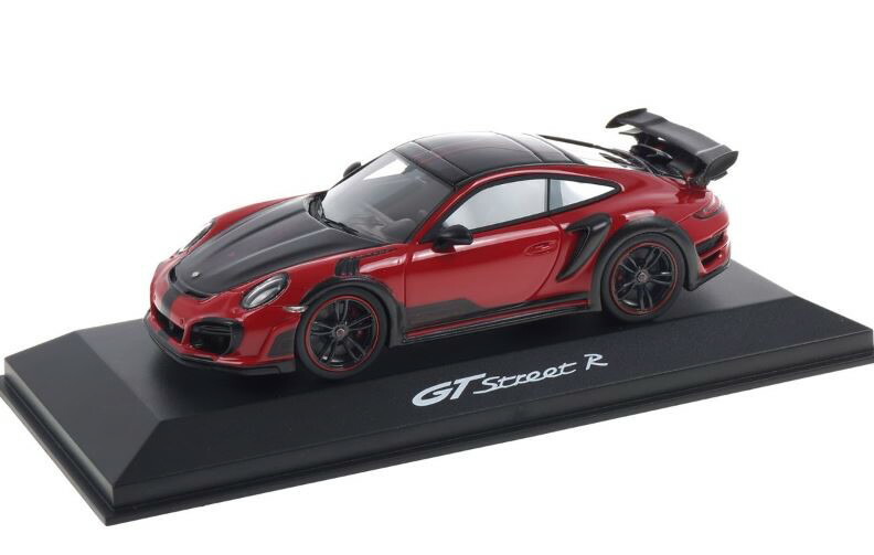 テック美術 1/43 GT 表どおり 991 ターボ R テック美術 寄せ合わせ カーマインレッドTECHART 1:43 GT street 991 Turbo R TECHART Collection Carmine red