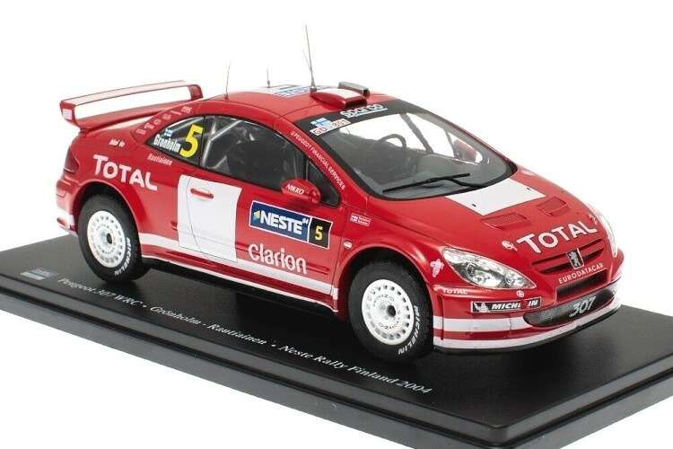 EDICOLA 1/24 プジョー 307 WRC #5 勝ち得る ラリー・フィンランド 2004 M.GRONHOLM - T.RAUTIAINENEDICOLA 1:24 PEUGEOT - 307 WRC N 5 WINNER RALLY NESTE FINLAND 2004 M.GRONHOLM - T.RAUTIAINEN ミニカー・トイカー-乗り物のおもちゃ-おもちゃ