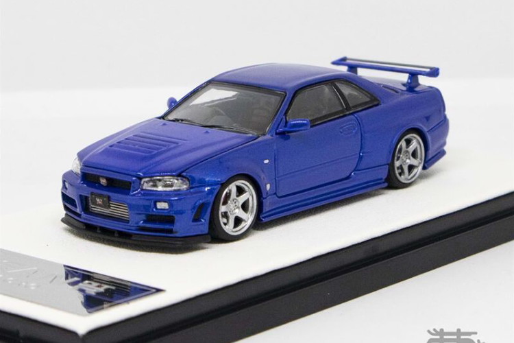楽天市場】TIMEMICRO 1/64 日産 スカイライン GT-R R34 シルバー