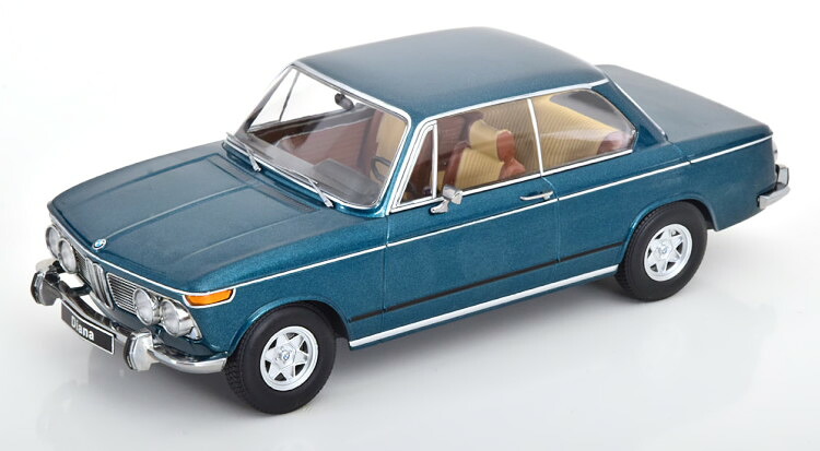 KK-SCALE 1/18 BMW 2002 ti Diana 1970 ターコイズメタリックKK-Scale 1:18 BMW 2002 ti Diana 1970 turquoise-metallic｜Reowide モデルカー カタログ SHOP