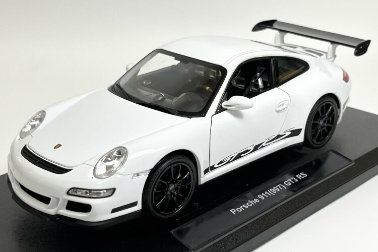 701-019 WELLY 1/18 ポルシェ 911GT3 CUP ホワイト 1/18 Porsche 911 GT3 Cup (White) Diecast Car Model