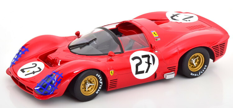 ベルク83 1/18 フェラーリ 330 P3 スパイダー #27 ル・マン24時間 1966 Ginther/Rodriguez Werk83 1:18 Ferrari 330 P3 Spyder No 27 24h Le Mans 1966 Ginther/Rodriguez