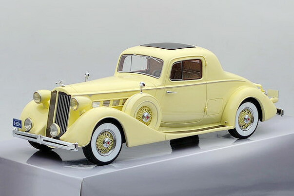 CMF 1/18 パッカード スーパー エイト クーペ 1936 イエローCMF 1:18 PACKARD SUPER EIGHT COUPE 1936 YELLOW｜Reowide モデルカー カタログ SHOP 31,070円