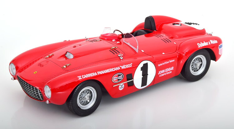 KK-SCALE 1/18 フェラーリ 375 Plus #1 カレラ パナメリカーナ 1954 McAfee/Robinson KK-Scale 1:18 Ferrari 375 Plus No 1 Carrera Panamericana 1954 McAfee/Robinson