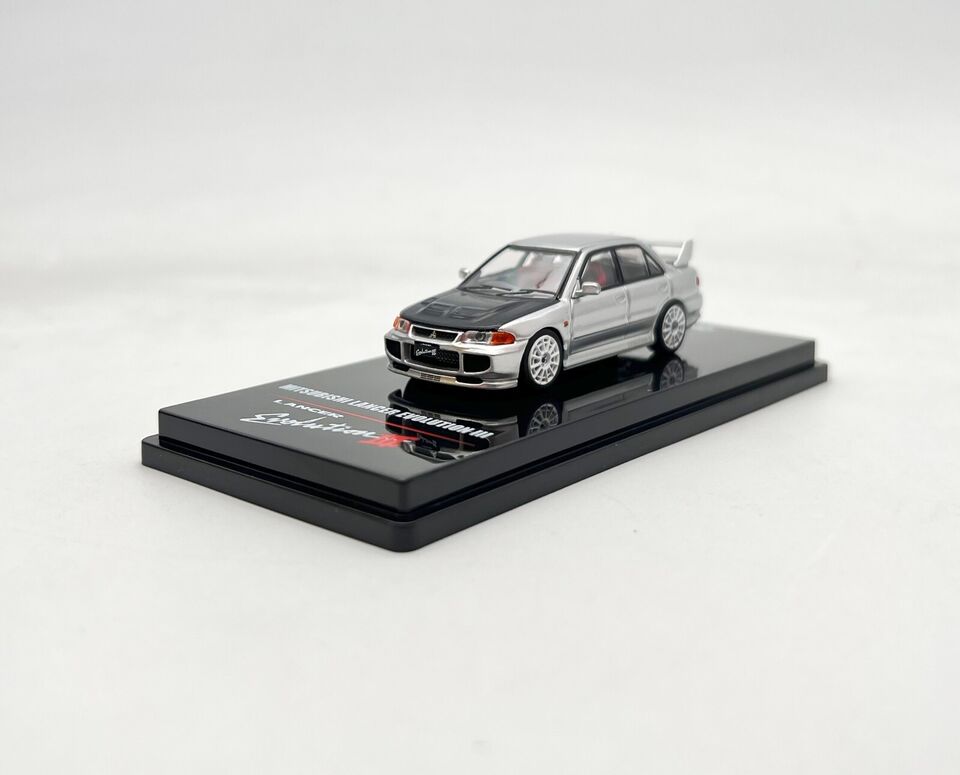inno 三菱Evolution III マレーシア限定 1/64 INNO Models 1:64 Mitsubishi Lancer Evolution III GSR Metallic Gray