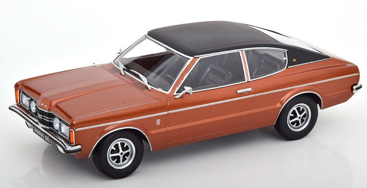 KK-SCALE 1/18 フォード タウヌス GXL クーペ 1971 ブラウンメタリック/ブラック KK-Scale 1:18 Ford Taunus GXL Coupe 1971 brownmetallic black