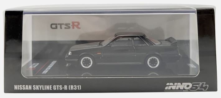 INNO64 1/64 日産 スカイライン GTS-R R31 ブラック INNO64 1:64 NISSAN SKYLINE GTS-R R31 Black