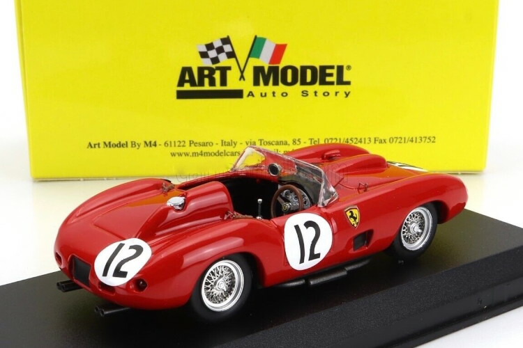 アートモデル 1/43 フェラーリ 315S スパイダー #12 セブリング12時間レース 1957 ALFONSO DE PORTAGO / LUIGI MUSSO レッド ART-MODEL 1:43 FERRARI 315S SPIDER N 12 12h SEBRING 1957 ALFONSO DE PORTAGO / LUIGI MUSSO RED
