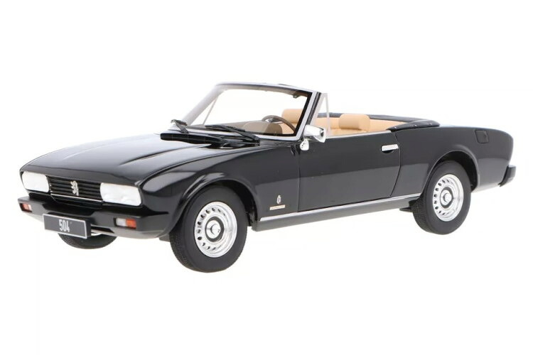 CULT-SCALE MODELS 1/18 プジョー 504 カブリオレ 1983 ブラック Cult Scale Models 1:18 PEUGEOT 504 Convertible year 1983 black