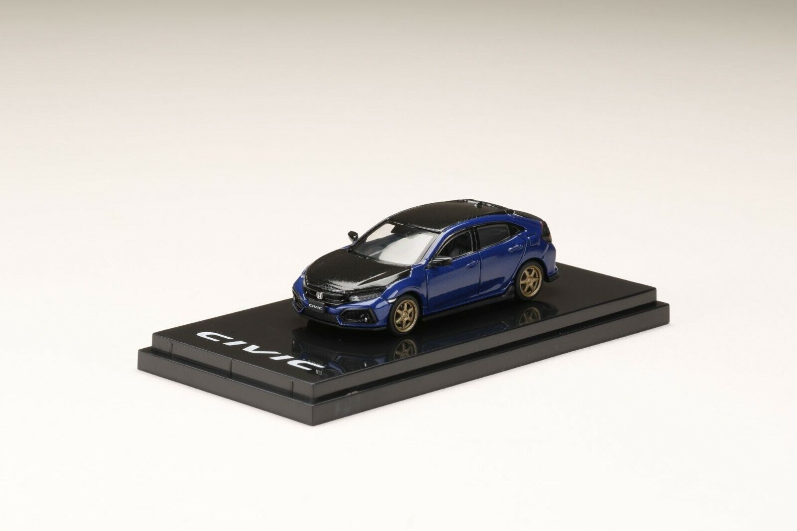 HOBBY JAPAN 1/64 ホンダ シビック ハッチバック FK7 カーボンボンネット ブルーメット HOBBY JAPAN 1/64 Honda CIVIC Hatchback FK7 CARBON BONNET Blue Met