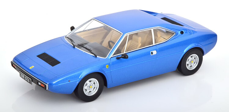 KK-SCALE 1/18 フェラーリ 208 GT4 1975 ライトブルーメタリック KK-Scale 1:18 Ferrari 208 GT4 1975 lightblue-metallic