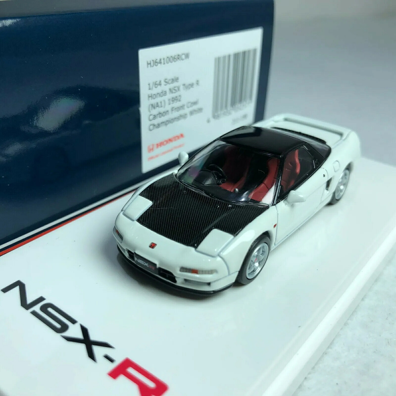 HOBBY JAPAN 1/64 HJ ホンダ NSX NA1 タイプR 1992 チャンピオンシップホワイト HOBBY JAPAN 1/64 HJ Honda NSX NA1 Type R 1992 Championship white
