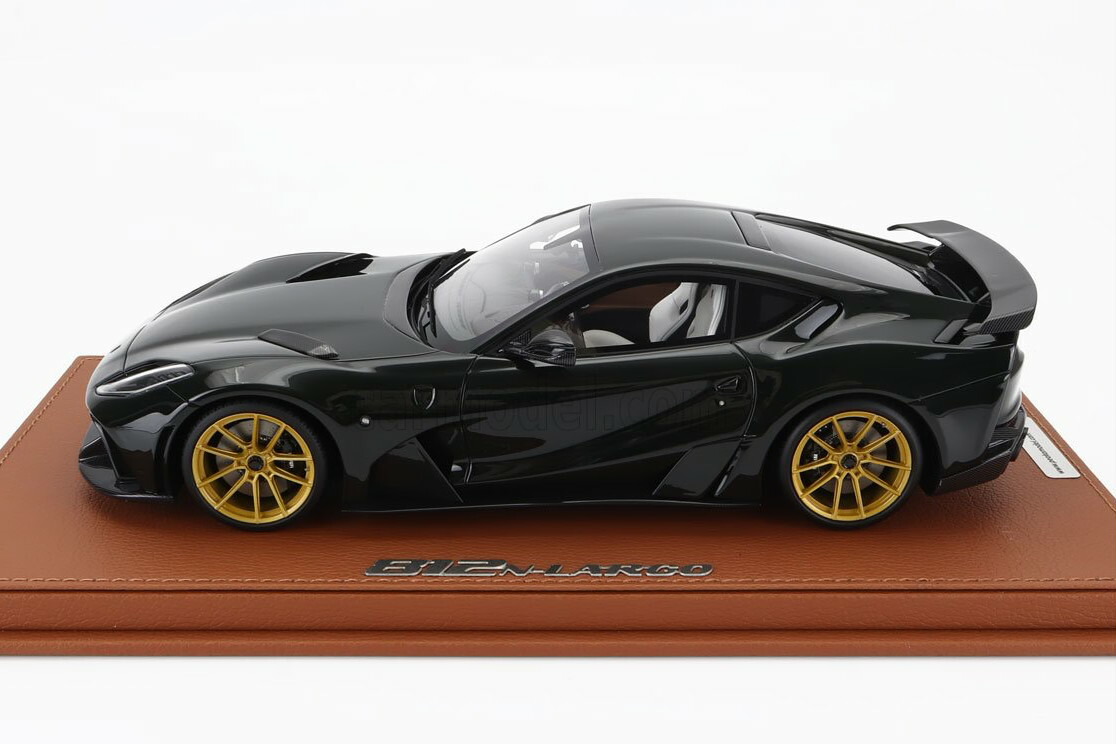 Peako Novitec 812 N-Largo Dark Purple, Black Wheels 1/18