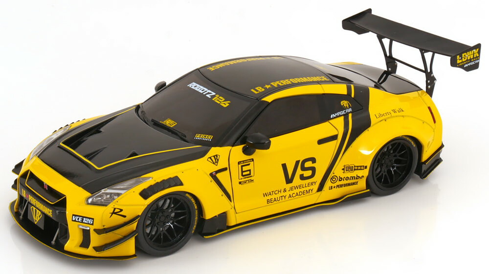 NW 1/64 ニッサン 日産 GTR R35 LB オレンジ色 NW 1/64 ニッサン 日産 GTR R35 LB オレンジ色 - メルカリ