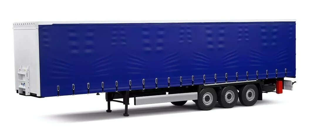 ソリド 1/24 ターポリントレーラー2021  青みSolido 1:24 Tarpaulin trailer year 2021 blue