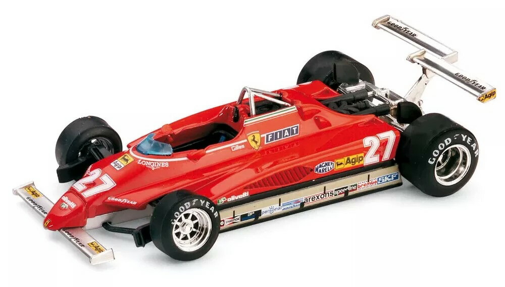 楽天市場】Brumm 1/43 フェラーリ F1 126C2 #27 2nd サンマリノ