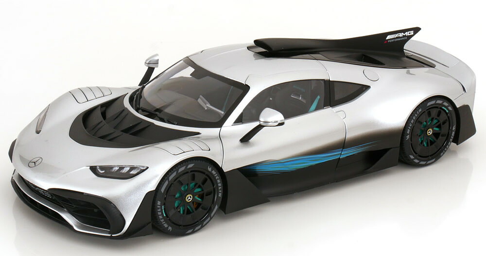 NZG 1/12 メルセデスベンツ AMG One Wave デザイン 2023 シルバーメタリックカーボン 開閉 NZG 1:12 Mercedes-Benz AMG One Wave Design 2023 silver-metallic carbon