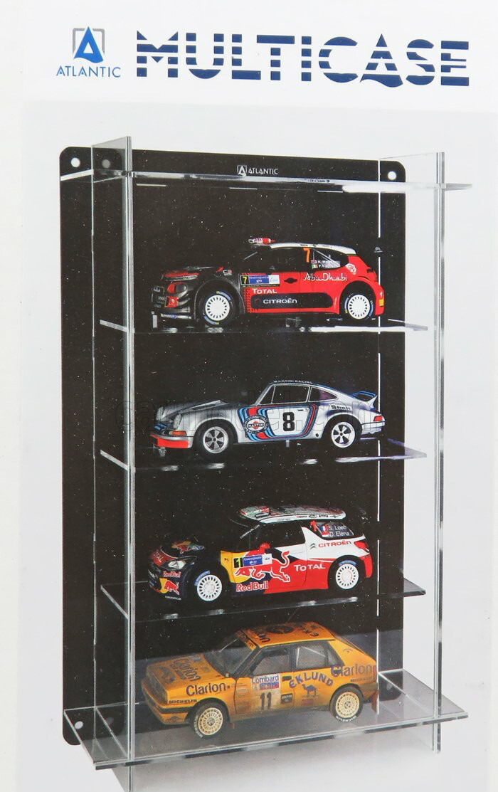 ミニカー用 見せびらかす入れもの 1/18 プラスチックディスプレイケース ESPOSITORE 1/18 4台用 36.8 糎 × 12.5 糎 × 57.4 糎 (内部的高さ 12.0 糎) VETRINA PLASTIC DISPLAY ESPOSITORE  FOR 4 CARS 36.8 糎 × 12.5 糎 × 57.4 糎(altezza interna 糎 12.0)