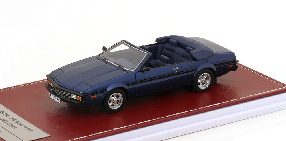 GIM 1:43 ビッター SC オープンカー 1983-1989 ブルーメタリック 押さえる150台GIM 1:43 Bitter SC Convertible 1983-1989 bluemetallic Limited Edition 150 pcs