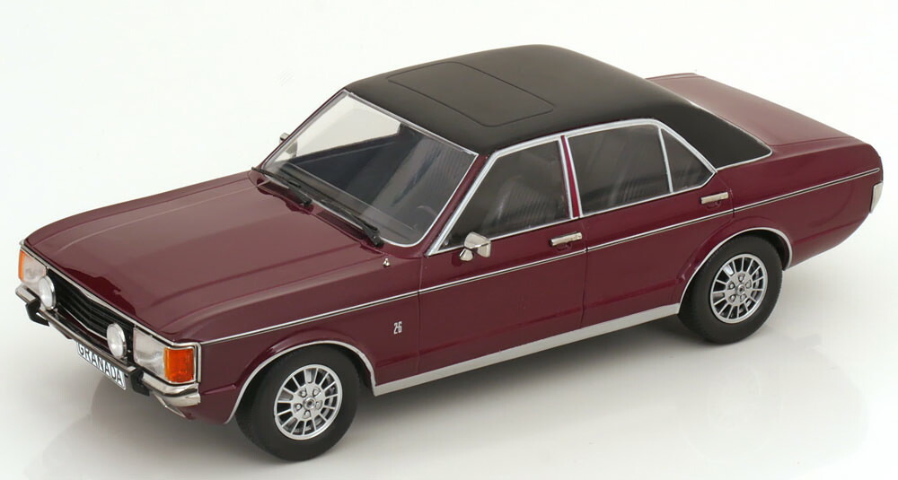 MCG 1/18 フォード グラナダ MK1 ダークレッドメタリック/フラットブラック MCG 1:18 Ford Granada MK1 darkred/metallic flatblack