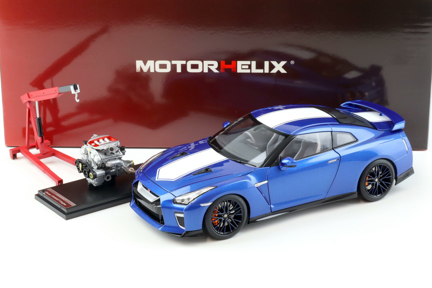 楽天市場】モーターヘリックス 1/18 日産 GT-R/R35 50周年記念
