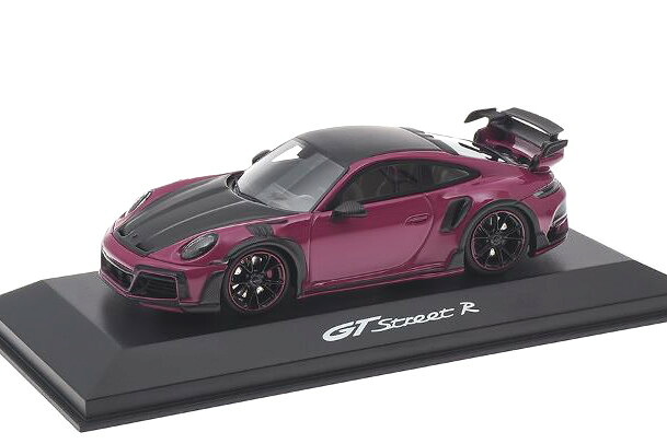 テック美術 1/43 ポルシェ GT 表どおり R コレクターズモデル ルビー石ころ赤いこと/ルビーはやりっ子 50台押さえるTECHART 1:43 porsche GTstreet R Collectors Model Rubystone Red/Ruby Star Limited Edition 50