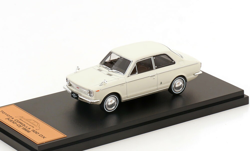 アシェットジャパンコレクション 1/43 トヨタ カローラ 100 デラックス KE10-D 1966 ホワイト Hachette Japan Collection 1:43 Toyota Corolla 100 DX KE10-D 1966 white
