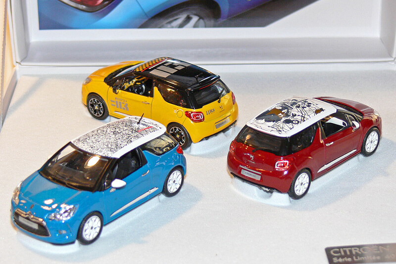 ノレブ 1/43 シトロエン DS3 セット 2010 ルーフデコNorev 1:43 CITROEN DS3 SET 2010 ROOFDECO｜Reowide モデルカー カタログ SHOP