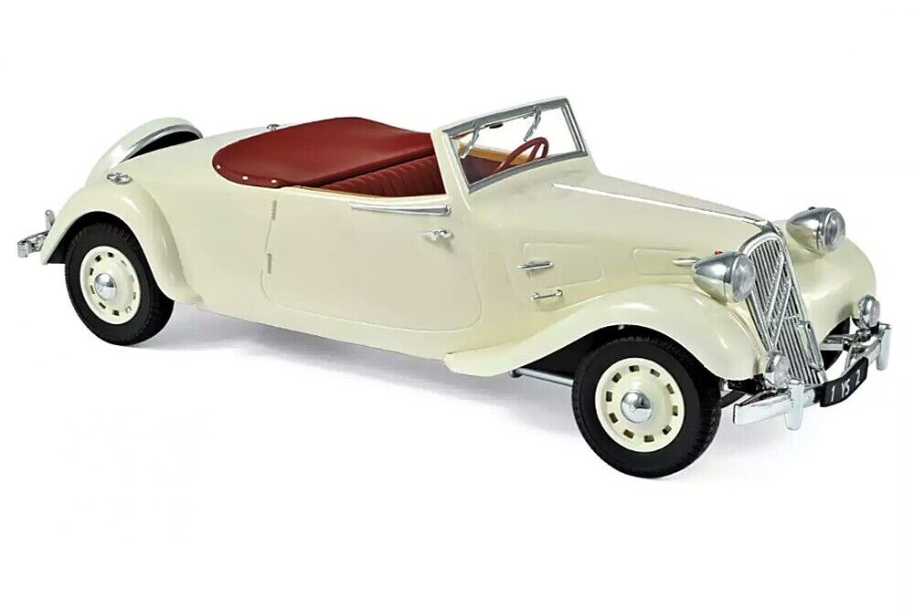 ノレブ 1/18 シトロエン トラクシオンアヴァン 11B カブリオレ 1939 ベージュNorev 1:18 Citroen Traction Avant 11 B Cabriolet 1939 beige