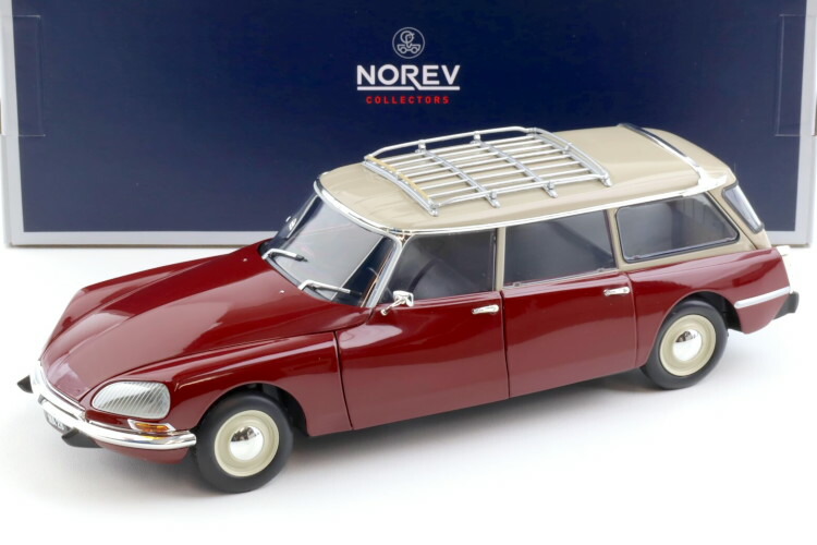 ノレブ 1/18 シトロエン ブレーク 21 1970 ボルドー レッド 開閉Norev 1:18 Citroen Break 21 1970Bordeaux red｜Reowide モデルカー カタログ SHOP