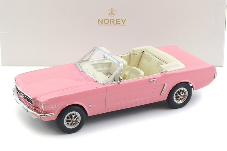 ノレブ 1/18 フォード マスタング コンバーチブル 1965 ピンク 200台限定NOREV 1:18 Ford Mustang Convertible 1965 Pink 200 pcs|Reowide モデルカー カタログ SHOP