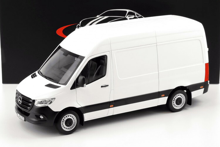 ノレブ 1/18 メルセデス スプリンター ボックス席 2018 白いこと 1000台押さえる 開閉Norev 1:18 Mercedes Sprinter Box 2018 white Limited 1000 pcs