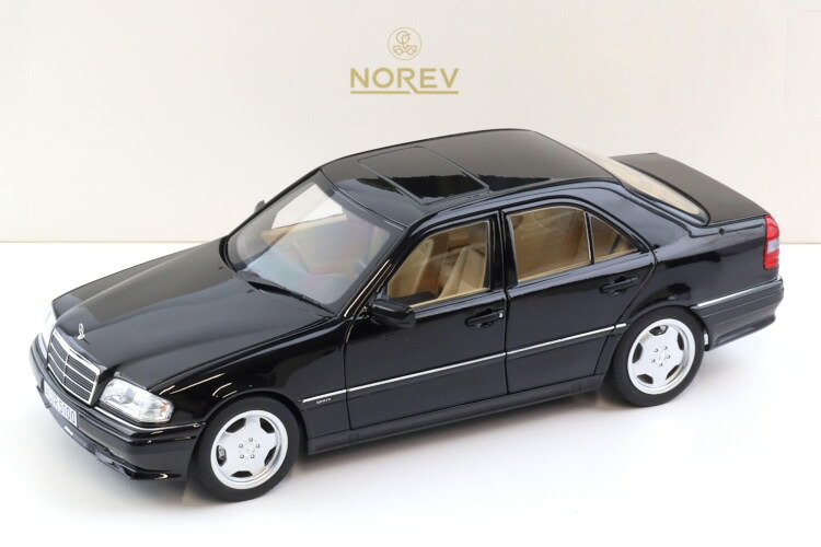 ノレブ 1/18 メルセデス C36 AMG W202 リムジーン 1993 黒いこと メタリック 開閉Norev 1:18 Mercedes C36 AMG W202 Limousine 1993 black metallic