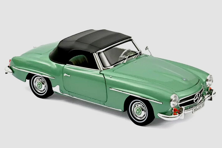 1/18 ノレブ メルセデスベンツ 280 SEカブリオレ Norev 1:18 メルセデスベンツ280 SEカブリオレ赤モデル 分 B6