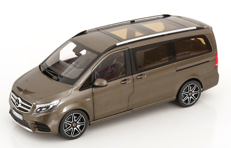 ノレブ 1/18 メルセデス V社会階級 AMG 伝達ルート 2018 グレーメタリック 開閉Norev 1:18 Mercedes V-Klasse AMG Line 2018 greymetallic