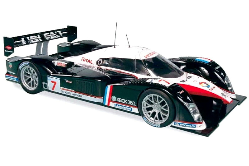 ノレブ 1/18 プジョー 908 HDI-FAP ル・マン24第四次元スピード競技 2007 #8 Bourdais/Lamy/SarrazinNorev 1:18 Peugeot 908 HDI-FAP Le Mans 2007 No.8 Bourdais/Lamy/Sarrazin