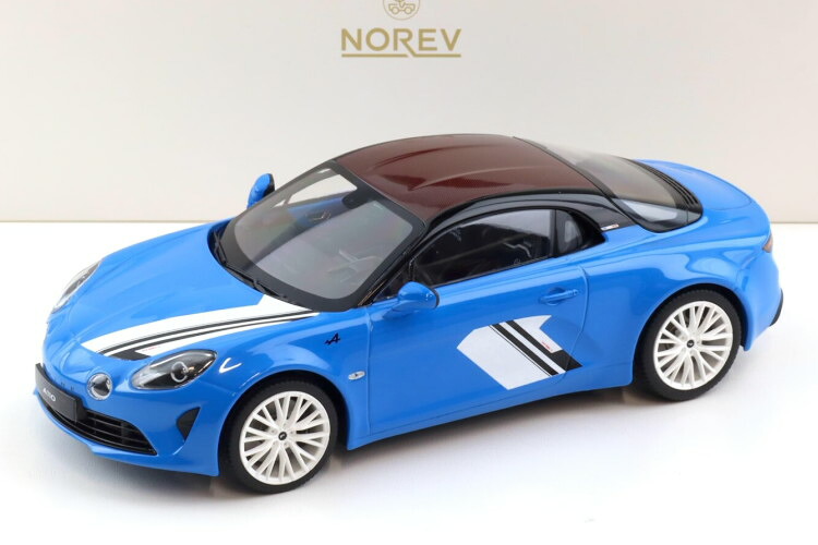 ノレブ 1/18 アルピーヌ A110 サンレモ 73 2023 青み 黒いこと 150台押さえるNorev 1:18 Alpine A110 San Remo 73 blue black 2023 Limited 150 pcs