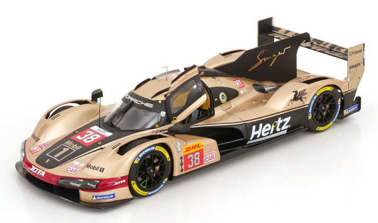 ノレブ 1/18 ポルシェ 963 #38 2024 ル・マン 24 時間 ハンソン バトン ラスムッセン 開閉 Norev 1:18 Porsche 963 N38 24h Le Mans 2024 Hanson Button Rasmussen