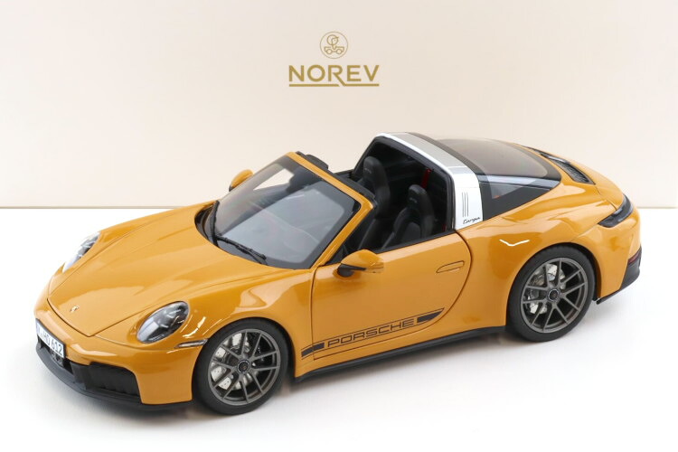 ノレブ 1/18 ポルシェ 911 タルガ4 GTS 2025 バハマイエロー 開閉Norev 1:18 Porsche 911 Targa4 GTS 2025 Bahama Yellow|Reowide モデルカー カタログ SHOP