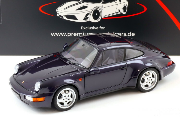 ノレブ 1/18 ポルシェ 911 964 カレラ4 WTL 911・30周年祝する ヴィオラメタリック 999台押さえる 開閉NOREV 1:18 Porsche 911 964 Carrera 4 WTL 30 Jahre 911 viola metallic Limited 999 pcs