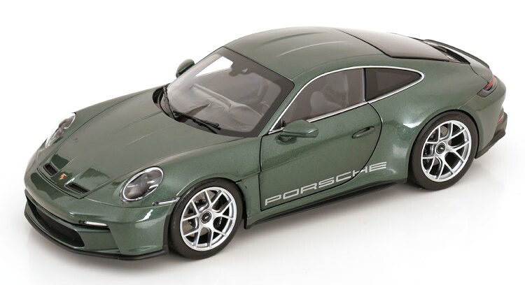 ノレブ 1/18 ポルシェ 911 992 S/T 2023 グリーンメタリック 開閉Norev 1:18 Porsche 911 (992) S/T 2023 greenmetallic