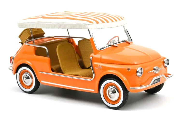 ノレブ 1/18 フィアット 500 ジョリー 1965 オレンジ NOREV 1:18 Fiat 500 Jolly 1965 Orange