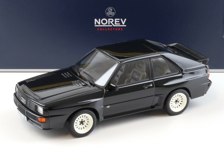 ミニカー　1/18 アウディ スポーツ クアトロ 1985(ブラック) [188315] 楽天市場】ノレブ 1/18 アウディ スポーツ クワトロ 1985