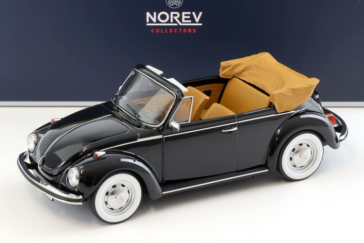 ノレブ 1/18 フォルクスワーゲン ケーファー 1303 コンバーチブル 1973 ブラック Norev 1:18 VW Kafer 1303 Convertible 1973 black