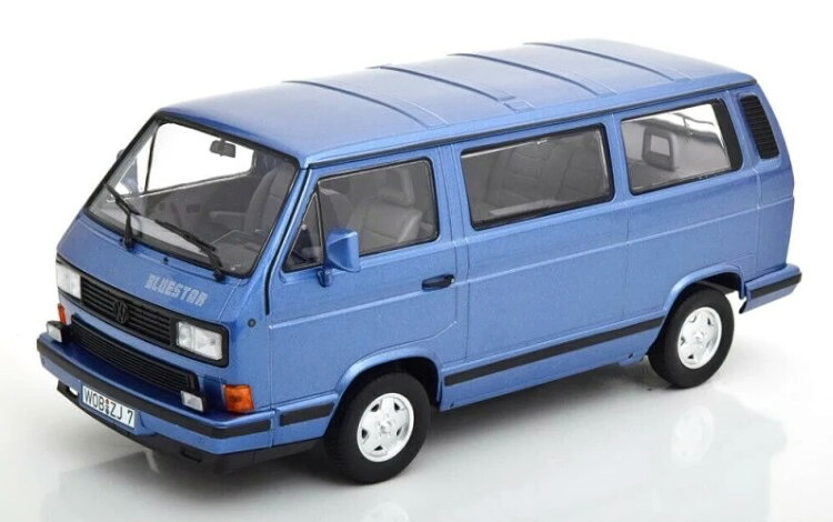 ノレブ 1/18 フォルクスワーゲン VW T3 青みはやりっ子 1990 ブルーメタリック 1200台押さえるNOREV 1:18 Volkswagen VW T3 Blue Star year 1990 blue metallic Limited 1200 pcs