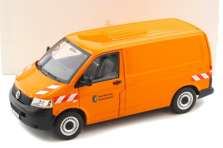 ノレブ 1/18 フォルクスワーゲン トランスポーター 公用車 オレンジ 開閉 Norev 1:18 Volkswagen Transporter Communal Vehicle Orange
