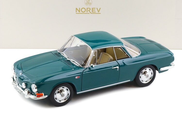 ノレブ 1/18 VW カルマンギア 1500 Typ 34 1963 スマラグドグリーンNOREV 1:18 VW Karmann Ghia 1500 Typ 34 1963 Smaragd Green