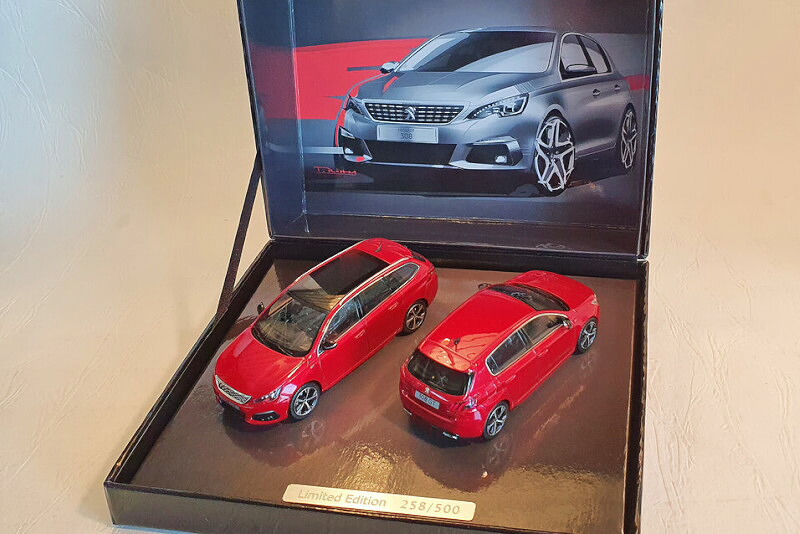 ノレブ 1/43 プジョー 308 セット 2017 レッドメタリック NOREV 1:43 Peugeot 308 set 2017 red metallic